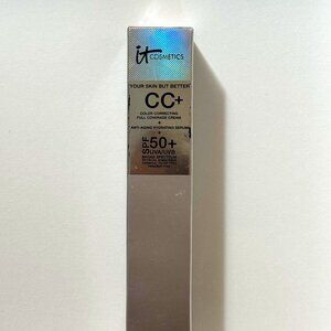 IT COSMETICS Medium CC+ Cream Full Coverage Color Correcting SPF 50 TAN